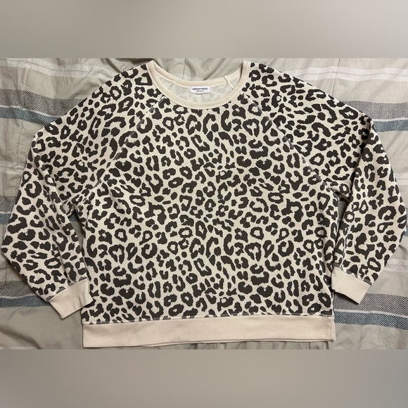 Grayson Threads Tops - Grayson Threads Long Sleeve Leopard Print Sweatshirt